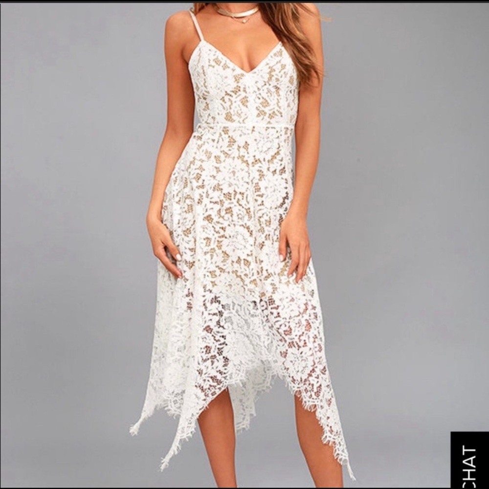 White Lace LuLu’s Dress